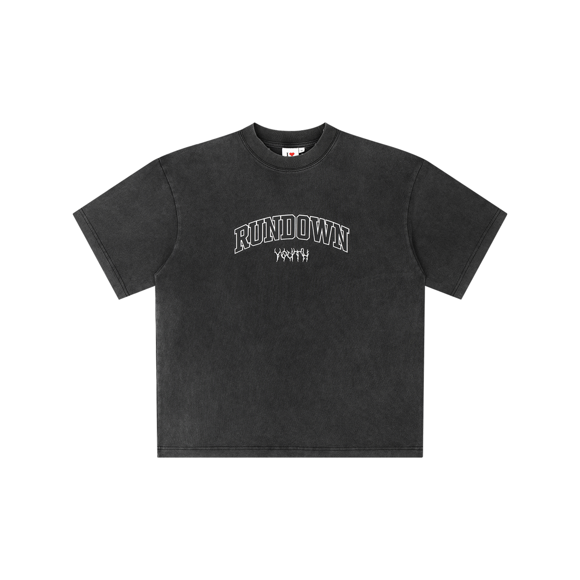 Dark grey graphic tee